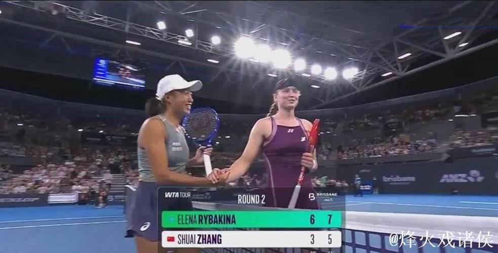 张帅三盘险胜克鲁格 晋级将战莱巴金娜